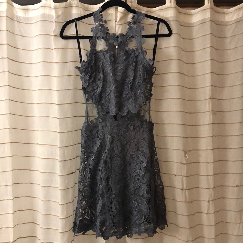 Lace skater style dress